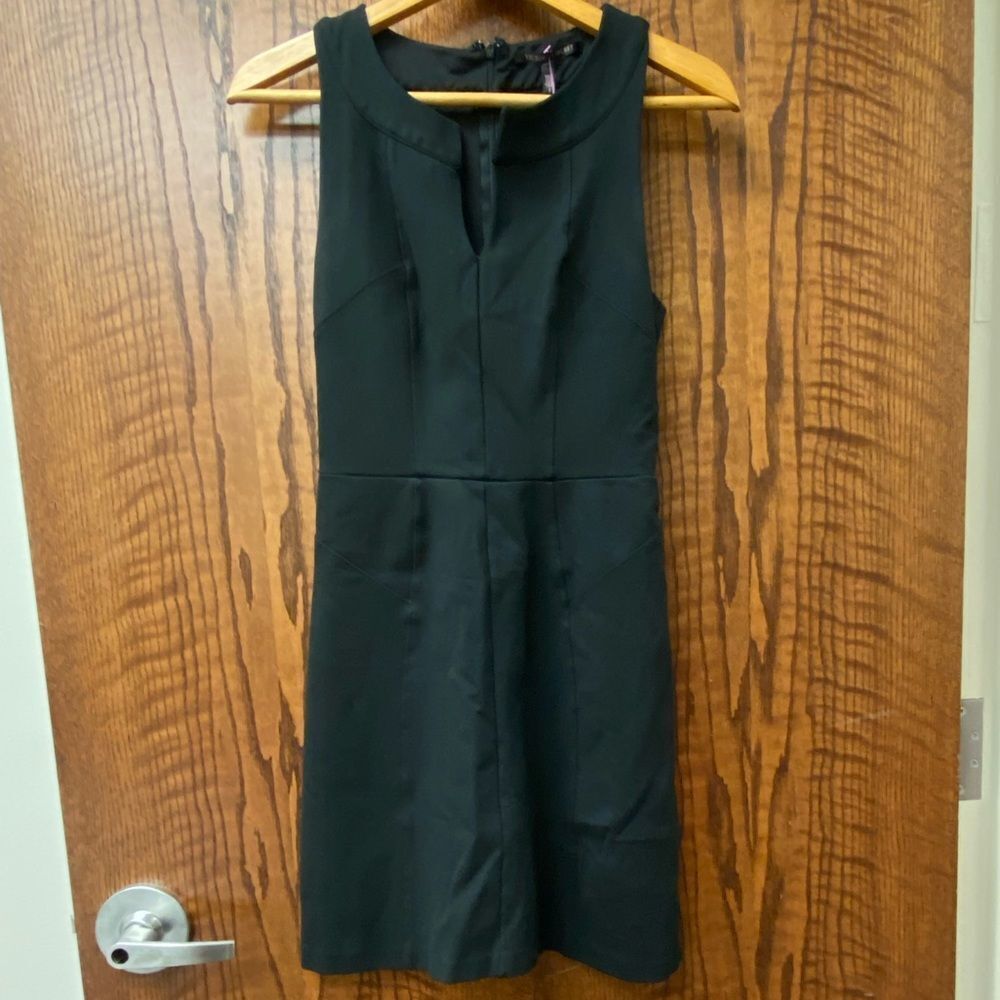 Victoria’s Secret Little Black V Neck Sleeveless Mini Sheath Dress